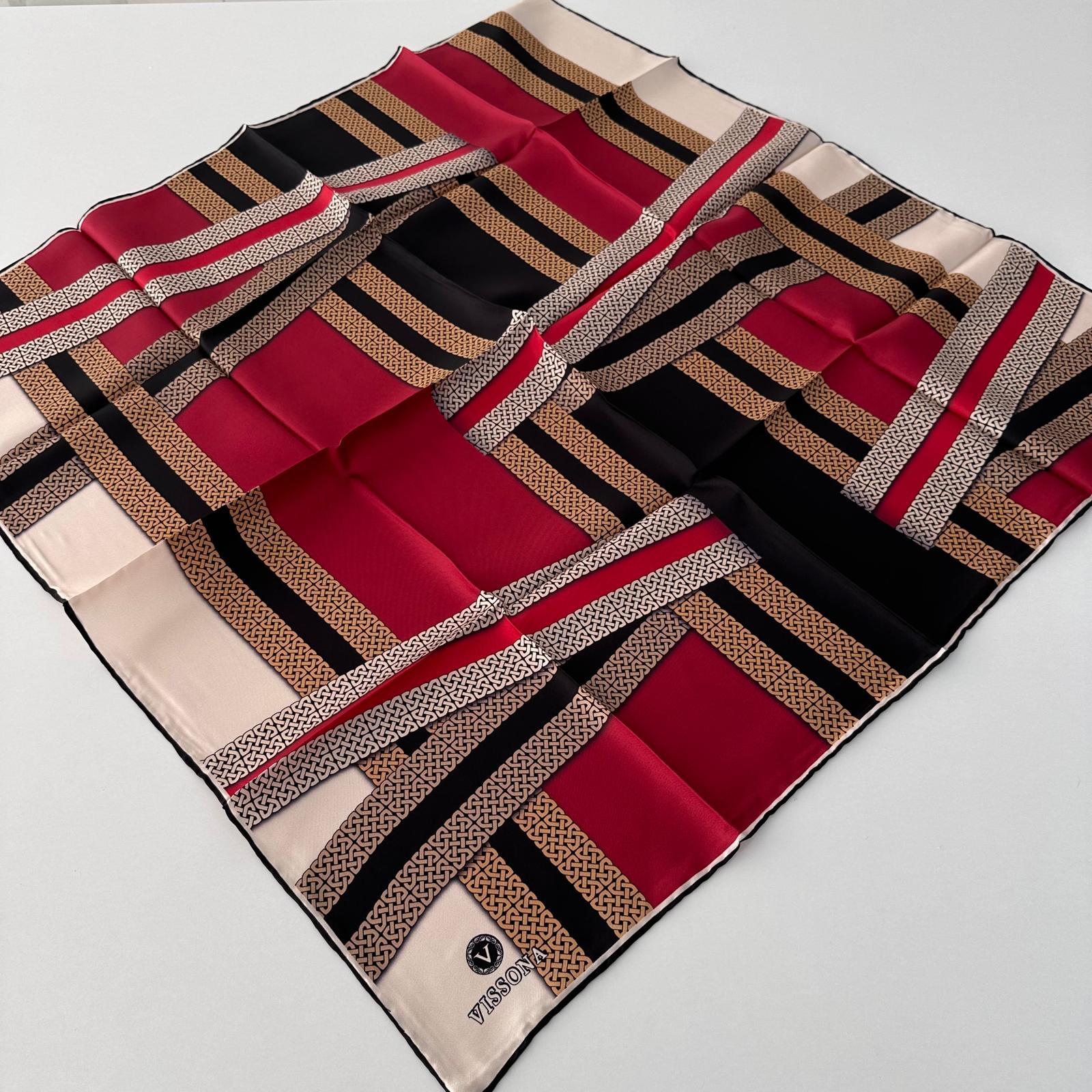 Vissona Twill İpek Eşarp IPK4006