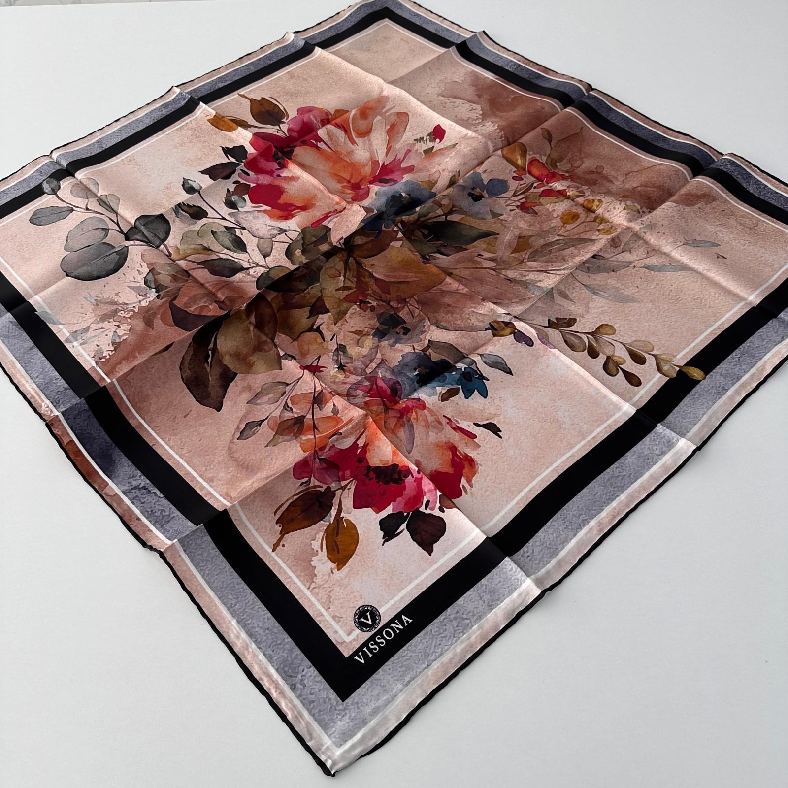 Vissona Twill İpek Eşarp IPK4602