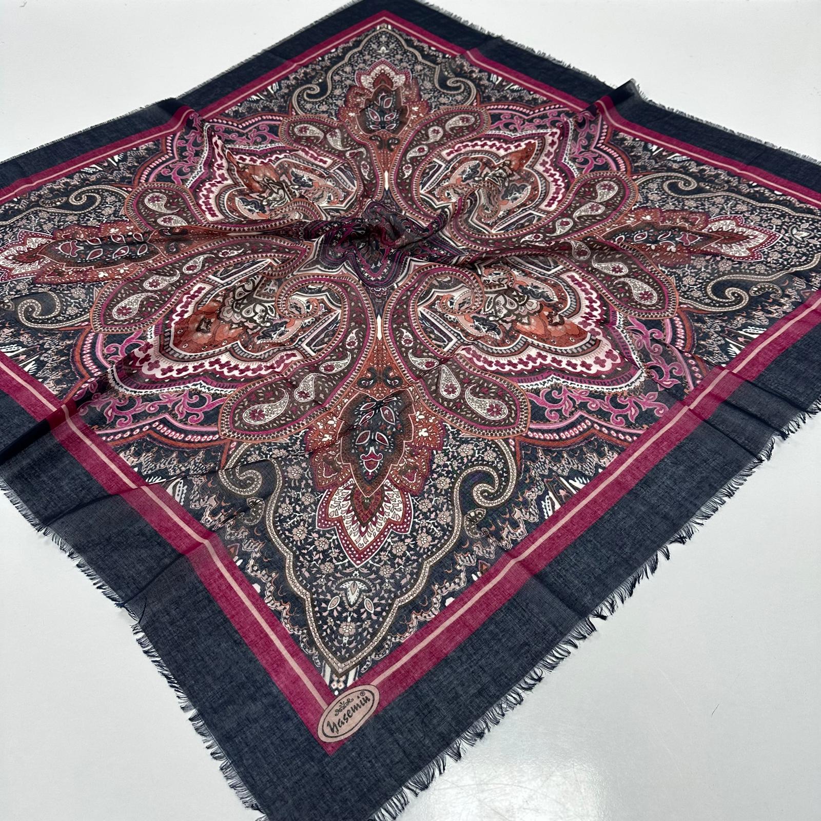 Yasemin İpek Çekme Koton Eşarp PFY0308