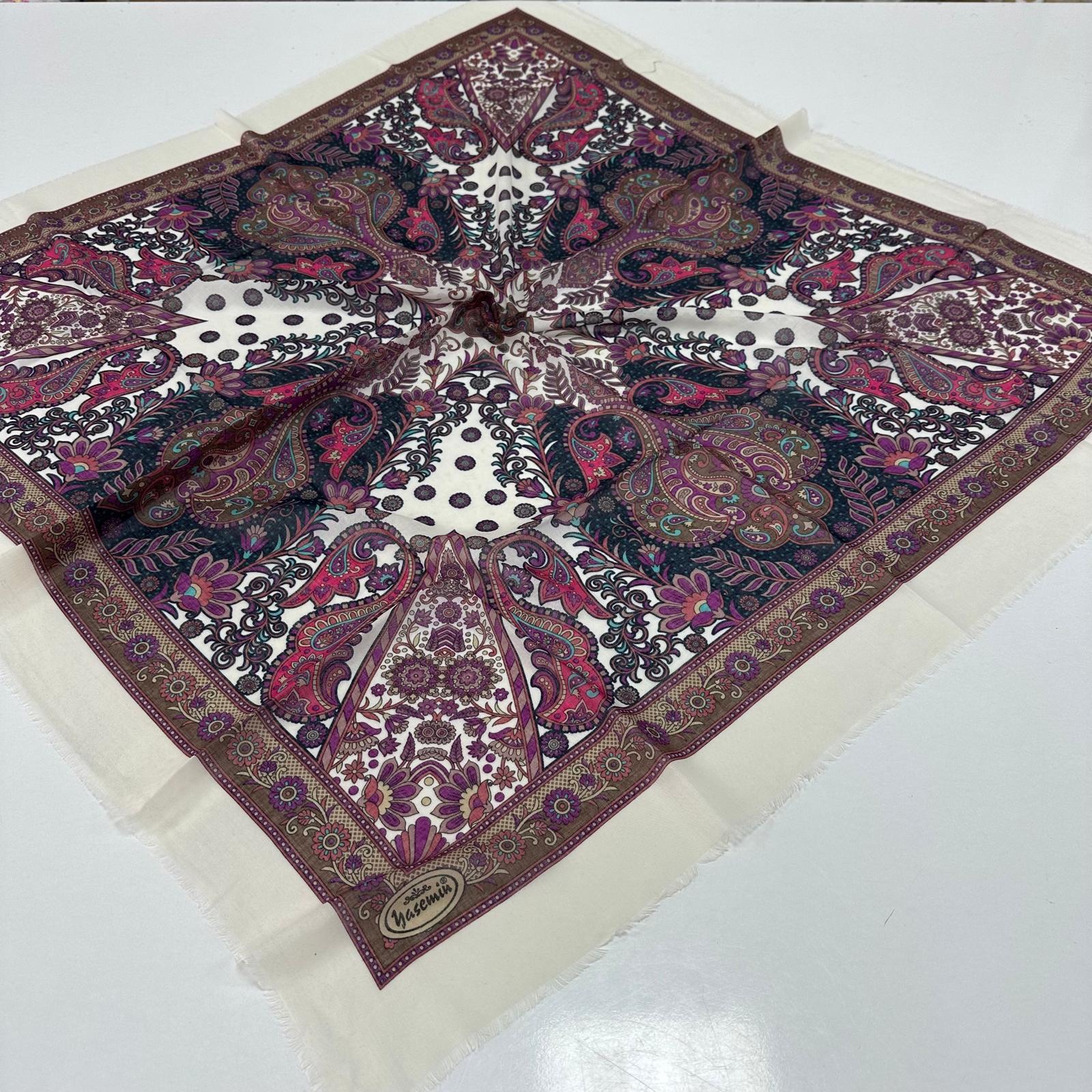 Yasemin İpek Çekme Koton Eşarp PFY0402