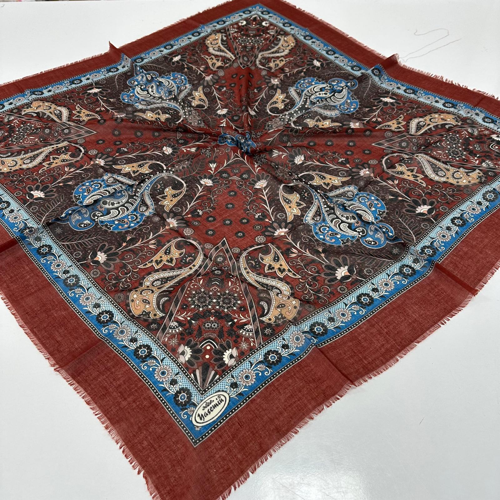 Yasemin İpek Çekme Koton Eşarp PFY0415