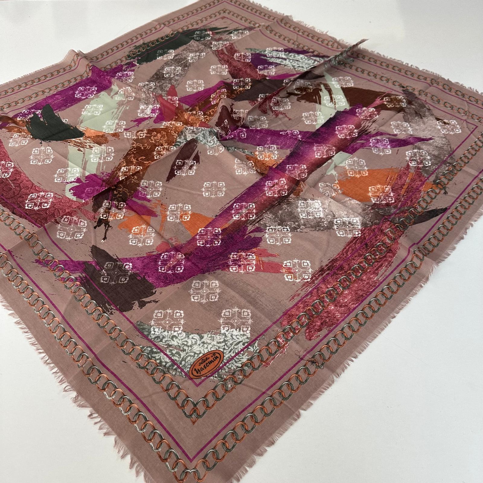 Yasemin İpek Çekme Koton Eşarp PFY0631