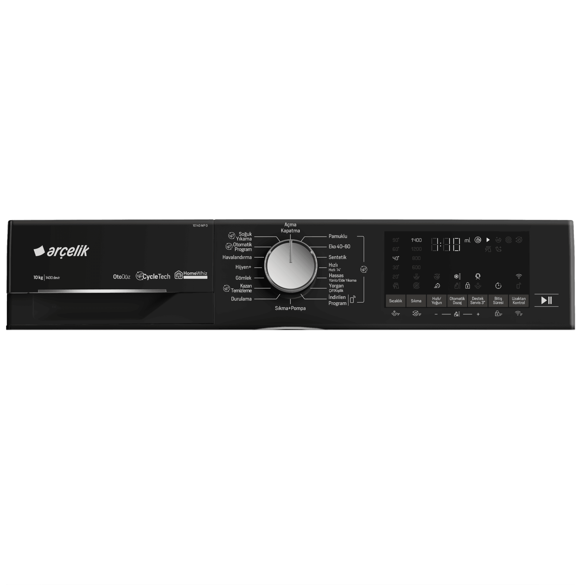 Arçelik 10140 MP O 10 Kg Çamaşır Makinesi