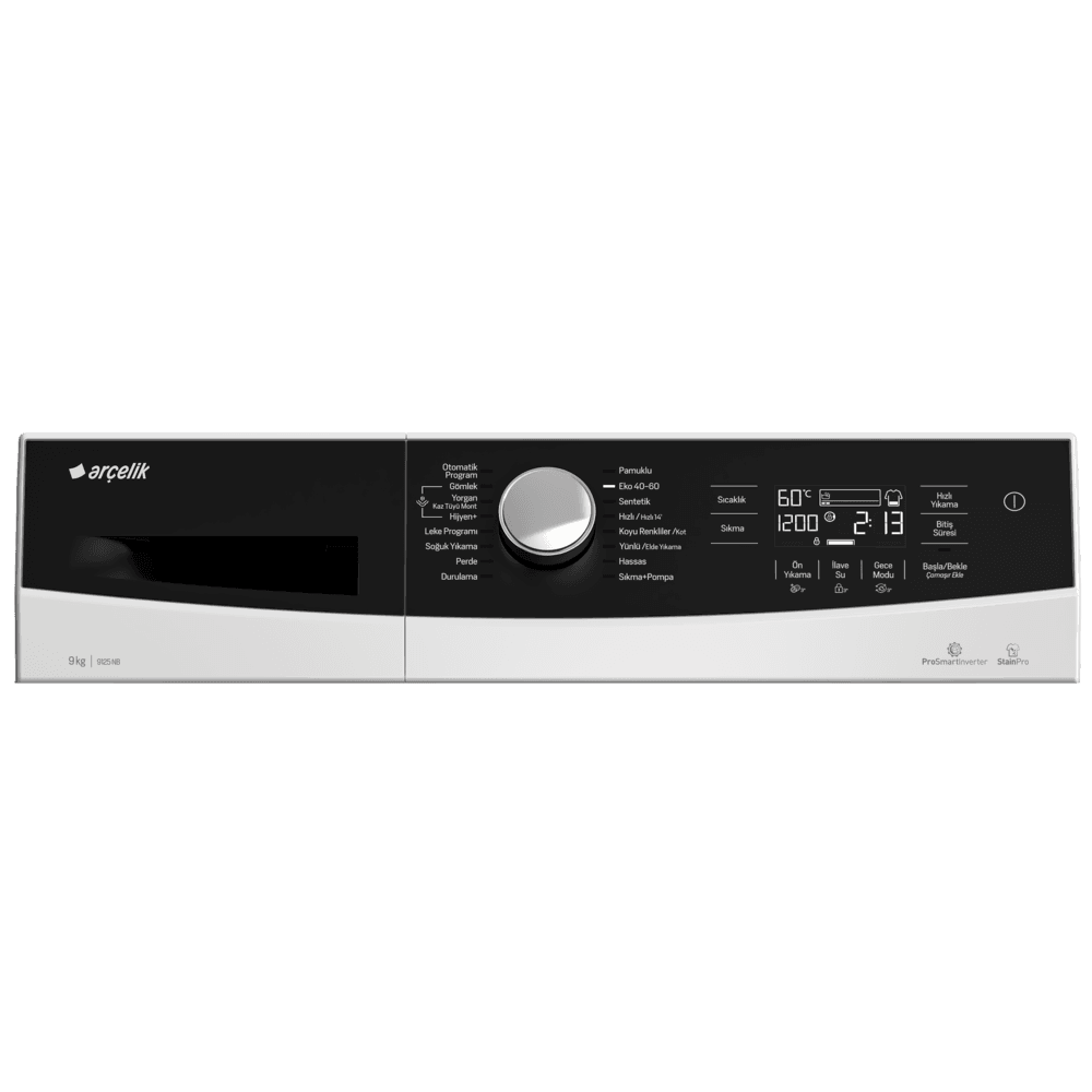 Arçelik 9125 NB 9 Kg Çamaşır Makinesi (İstanbul'a Teslim Fiyat)