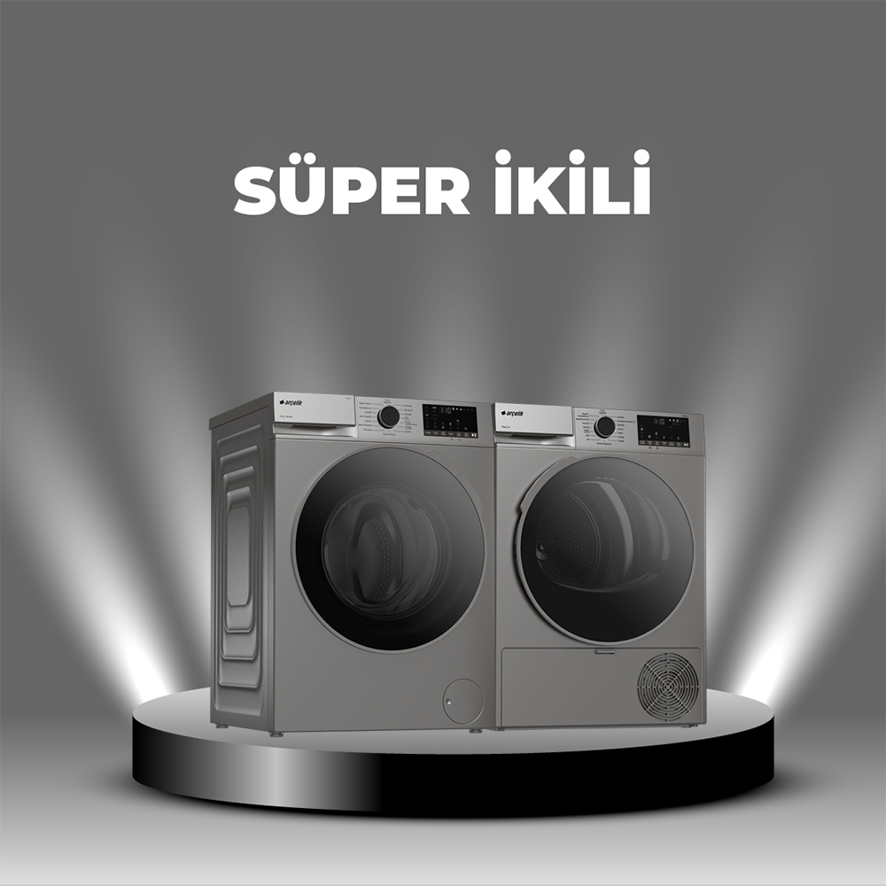 Arçelik Çamaşır & Kurutma Fırsat Set 5 (10120 MXS - 1000 KMX S)