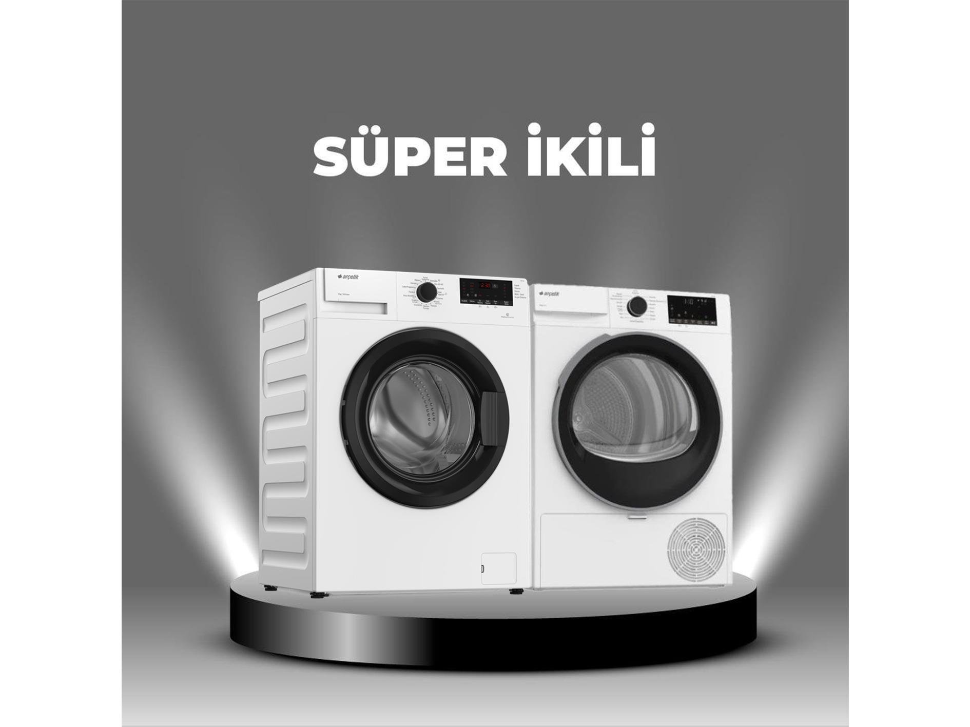 Arçelik Çamaşır & Kurutma Makinesi Paketi 17 (8102 M - 800 KMX)