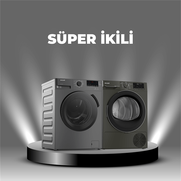 Arçelik Çamaşır & Kurutma Makinesi Paketi 12 (10120 MA - 910 KMG)