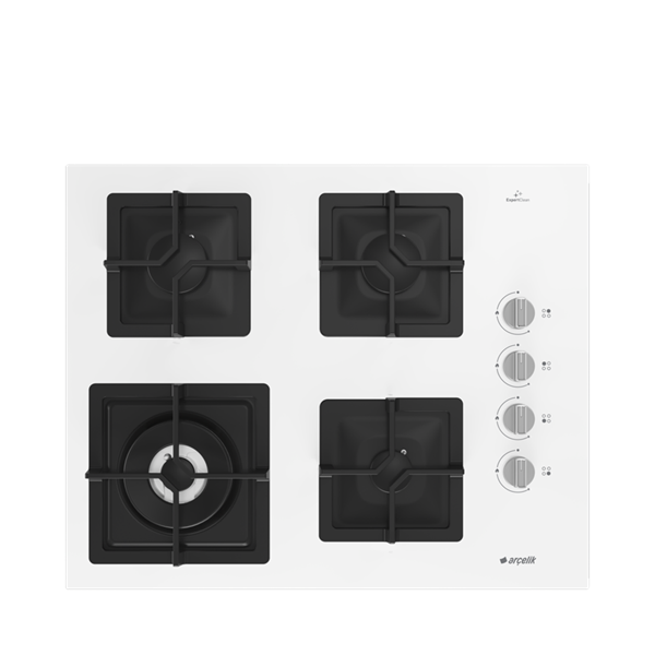 Arçelik OCD K 651 DWYB Gazlı Cam Tablalı Ocak