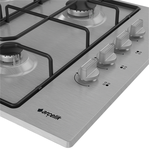 Arçelik OML D 611 EI Gazlı Metal Tablalı Ocak