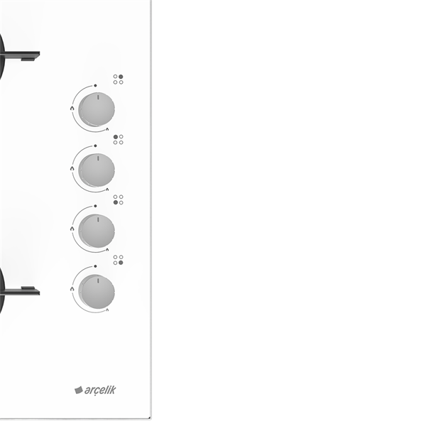 Arçelik STOC 827 B Beyaz Set Üstü Ocak