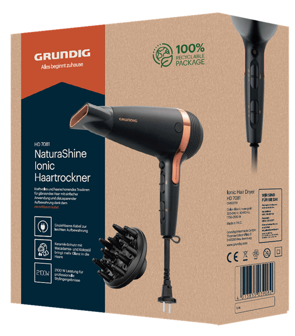 GRUNDIG HD 7081 Saç Kurutma Makinesi