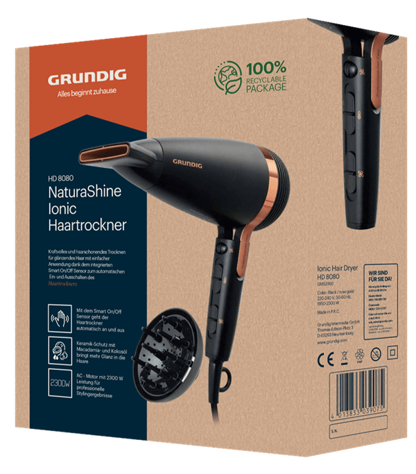 GRUNDIG HD 8080 Saç Kurutma Makinesi