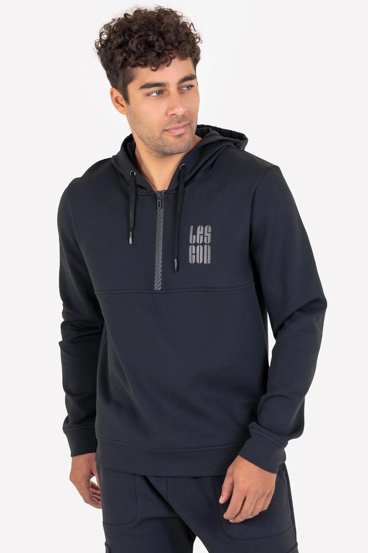 LESCON 23NTES001143  23N-1143 YARIM FERMUARLI KAPŞONLU ÜST