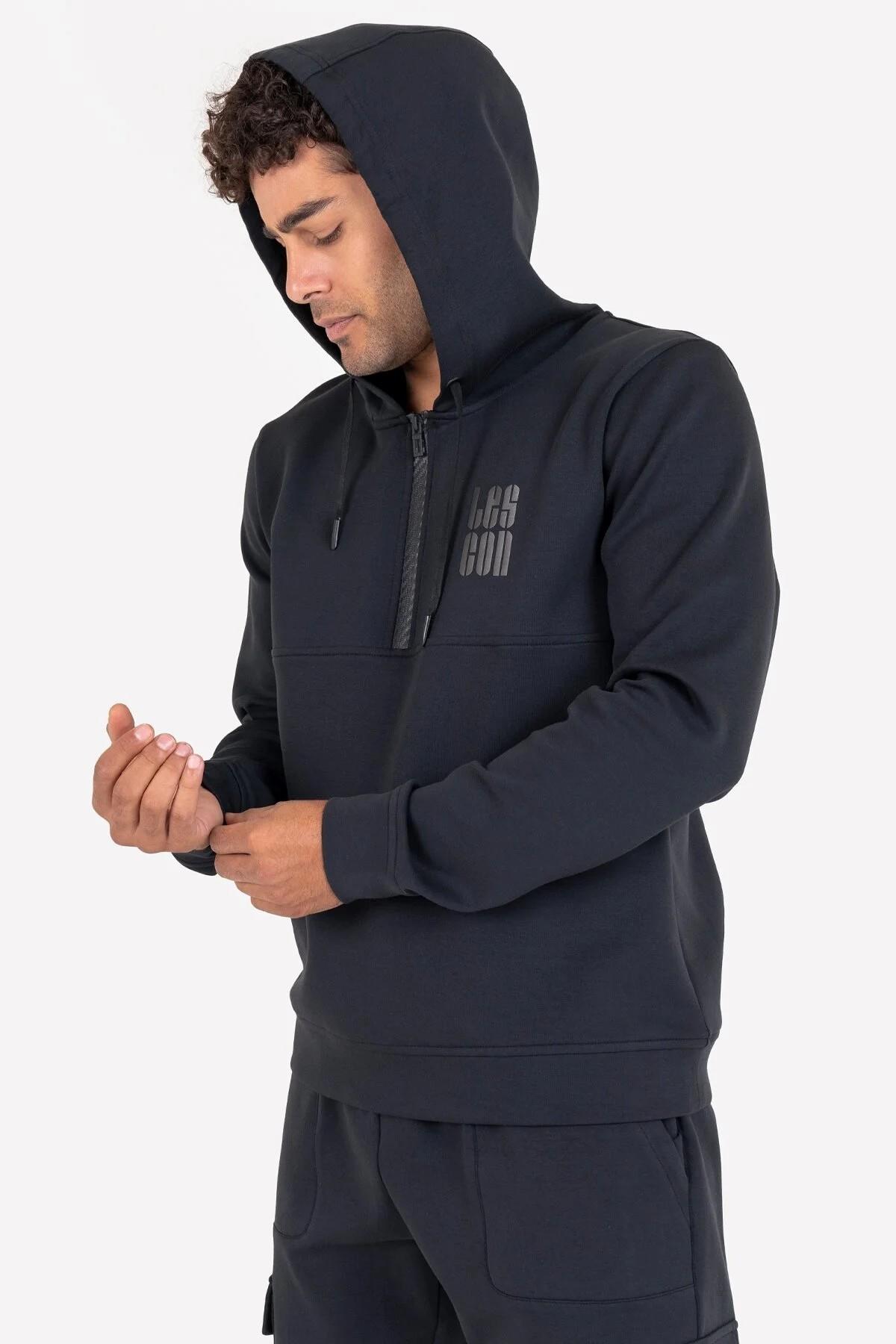 LESCON 23NTES001143  23N-1143 YARIM FERMUARLI KAPŞONLU ÜST