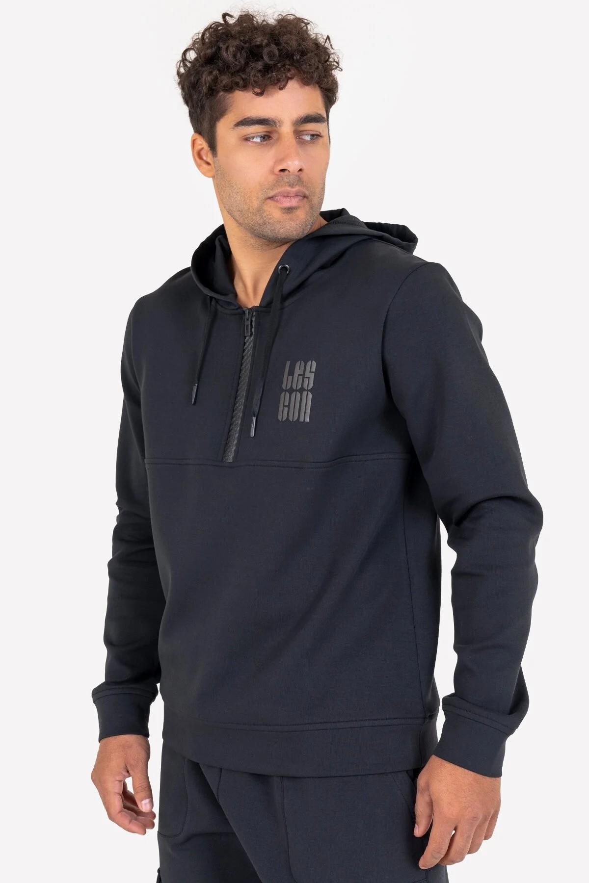 LESCON 23NTES001143  23N-1143 YARIM FERMUARLI KAPŞONLU ÜST