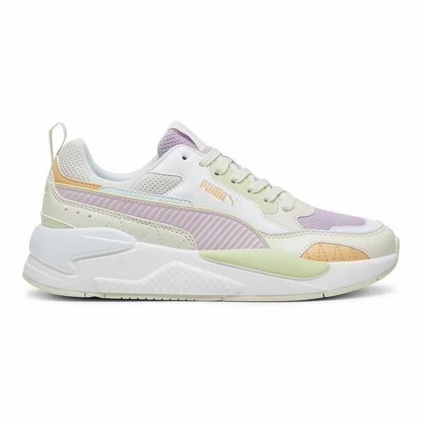PUMA 37310887 X-Ray 2 Square-Gray-Grape- White-Peach Fizz