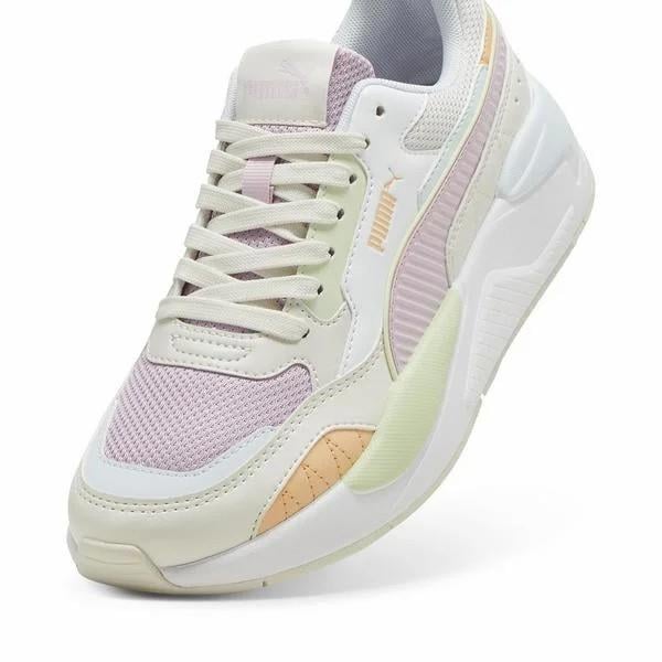 PUMA 37310887 X-Ray 2 Square-Gray-Grape- White-Peach Fizz