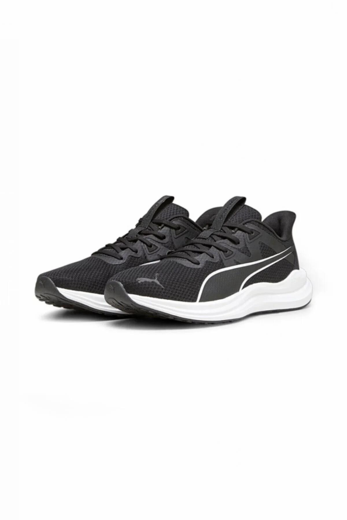 PUMA 37876801 Reflect Lite  Black- Black- White