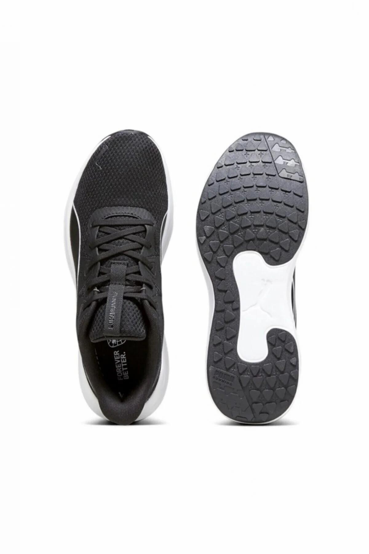 PUMA 37876801 Reflect Lite  Black- Black- White