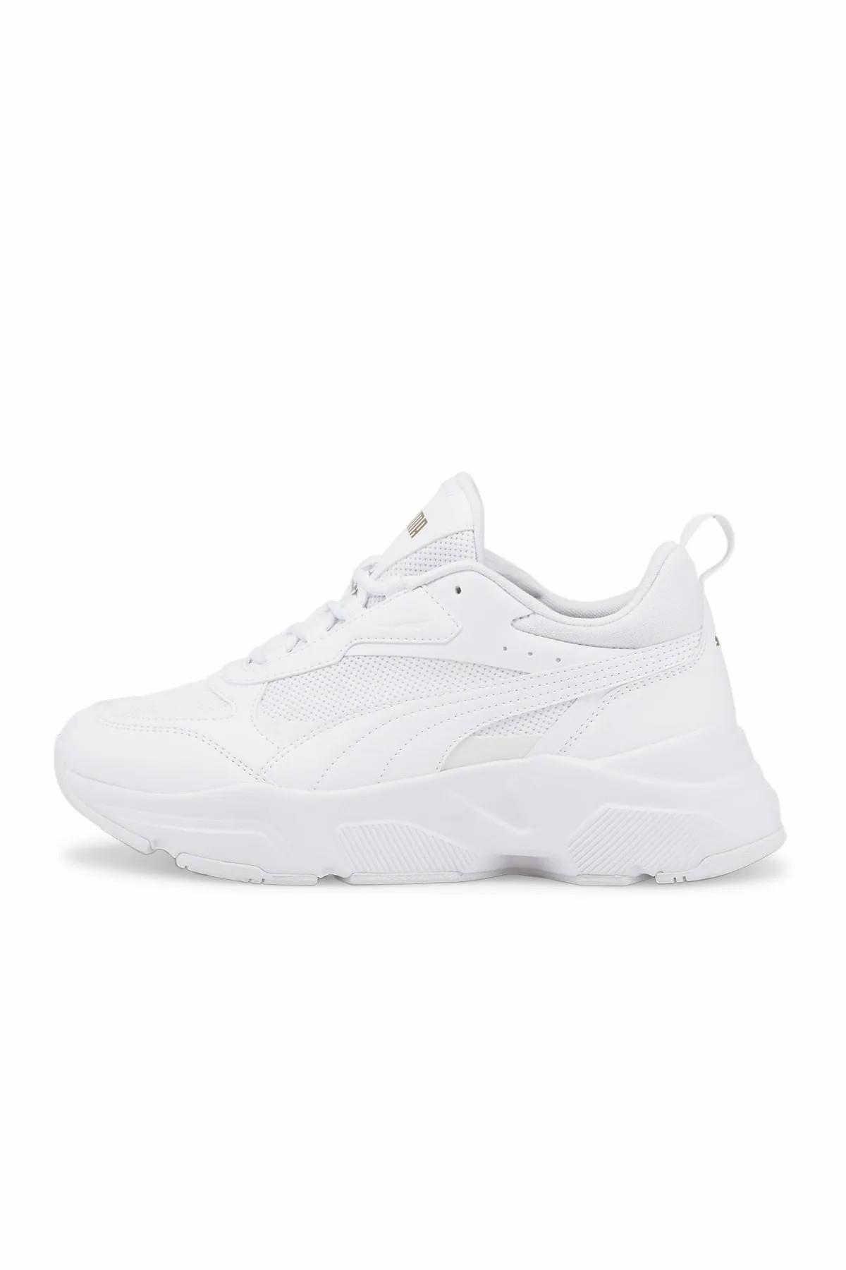 PUMA 38464701 Cassia  White- White- Team Gold