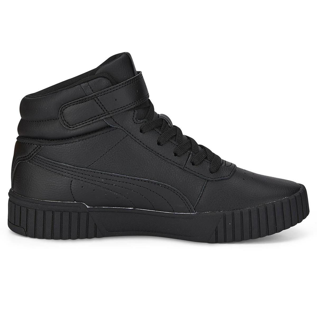 PUMA 38585101 Carina 2.0 Mid  Black- Black-Dark Shadow