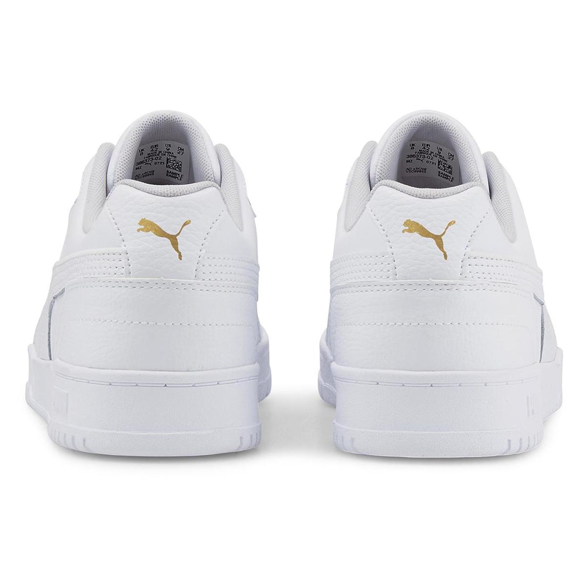 PUMA 38637302 RBD Game Low  White- White-Team Gold