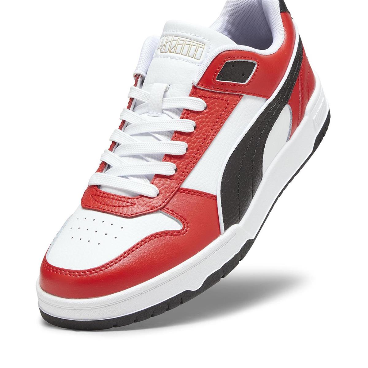 PUMA 38637320 RBD Game Low  White- Black-For All Time Red- Gold