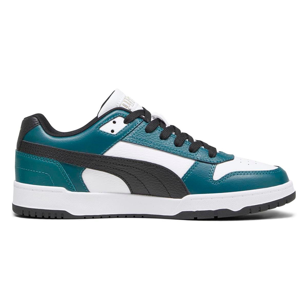 PUMA 38637321 RBD Game Low  White- Black-Malachite- Gold