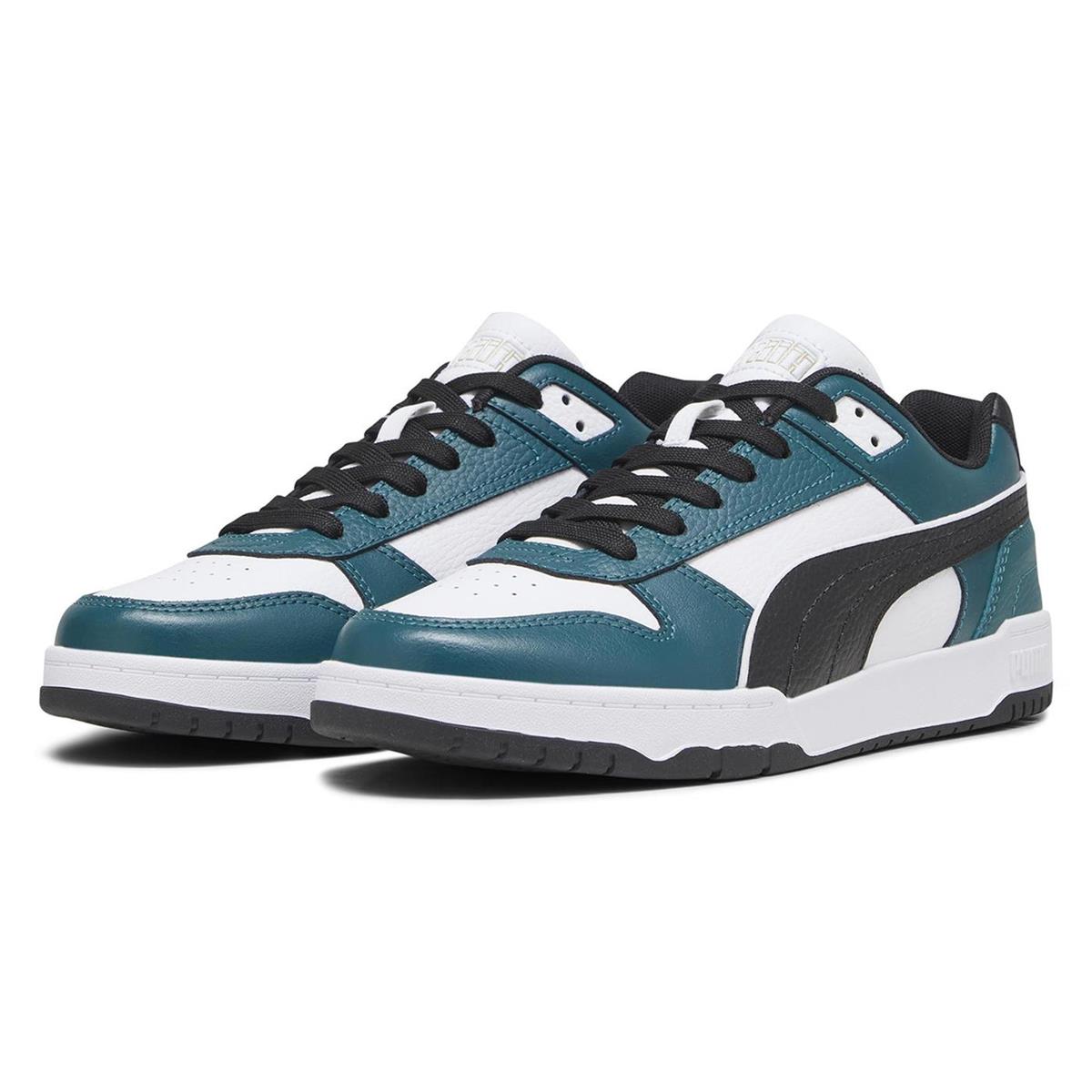 PUMA 38637321 RBD Game Low  White- Black-Malachite- Gold