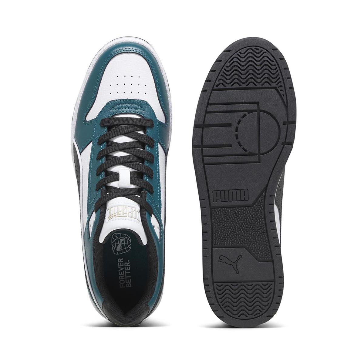 PUMA 38637321 RBD Game Low  White- Black-Malachite- Gold
