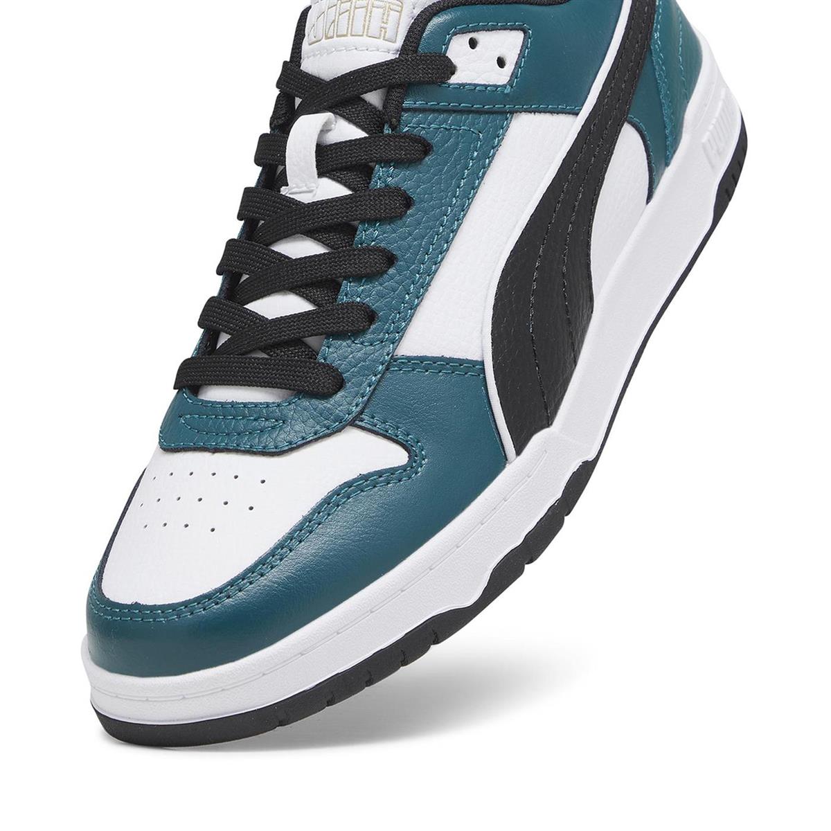 PUMA 38637321 RBD Game Low  White- Black-Malachite- Gold