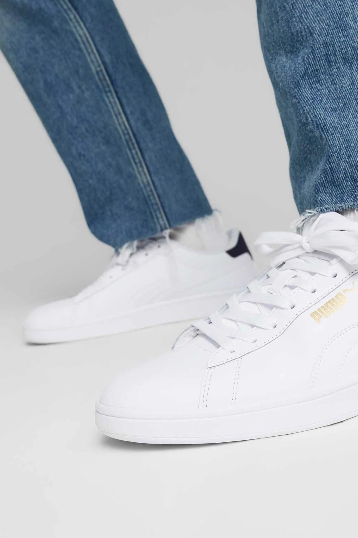 PUMA 39098713 Puma Smash 3.0 L-PUMA White-PUMA Navy-Gold