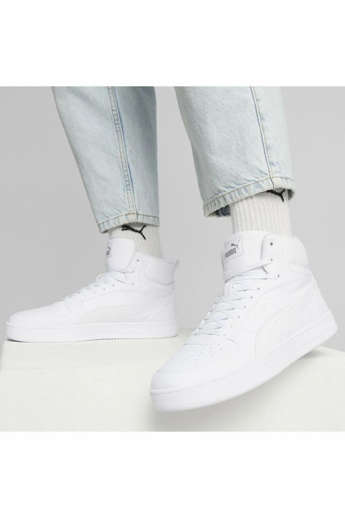PUMA 39229102  Caven 2.0 Mid  White- Silver