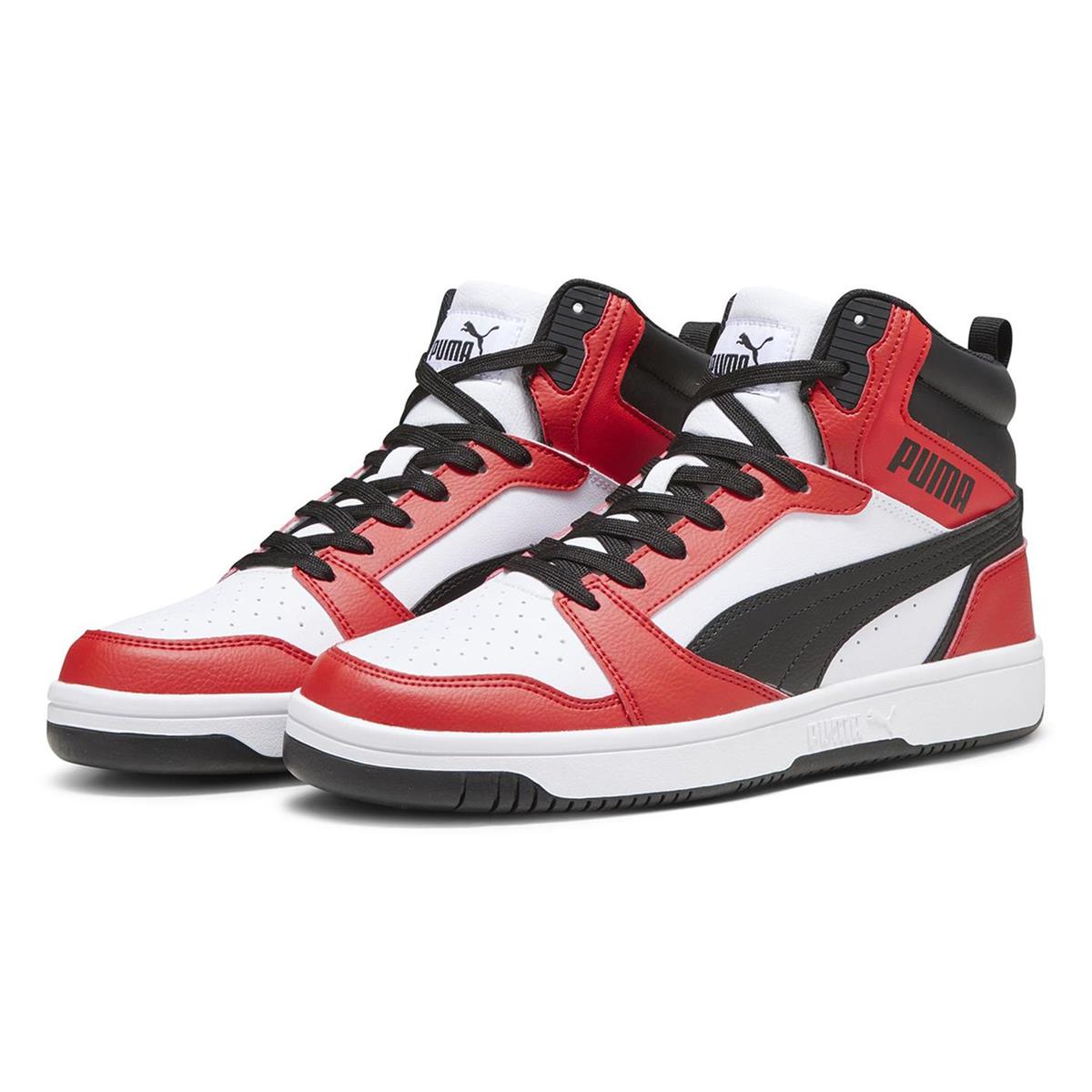 PUMA 39232604 Rebound v6  White- Black-For All Time Red