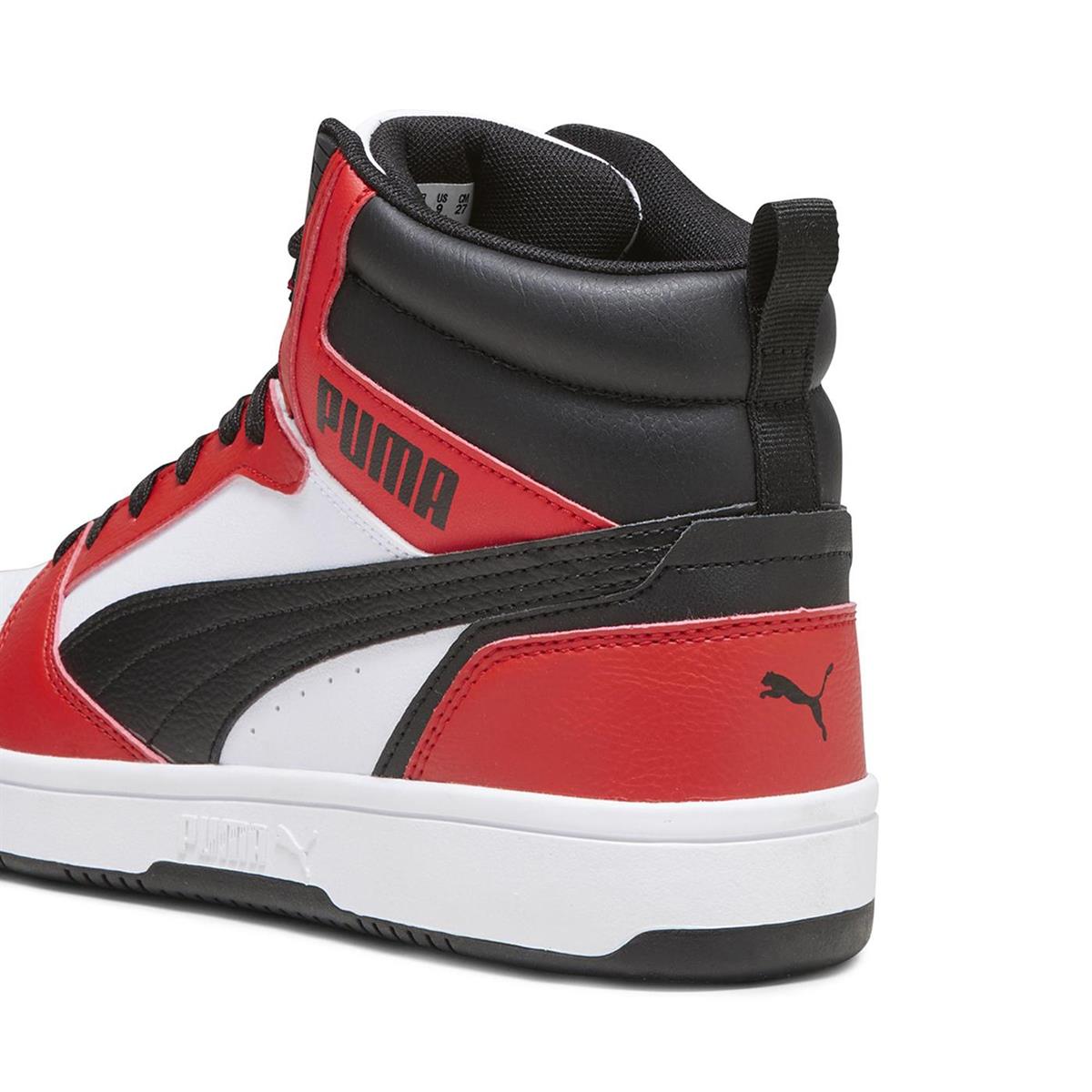 PUMA 39232604 Rebound v6  White- Black-For All Time Red