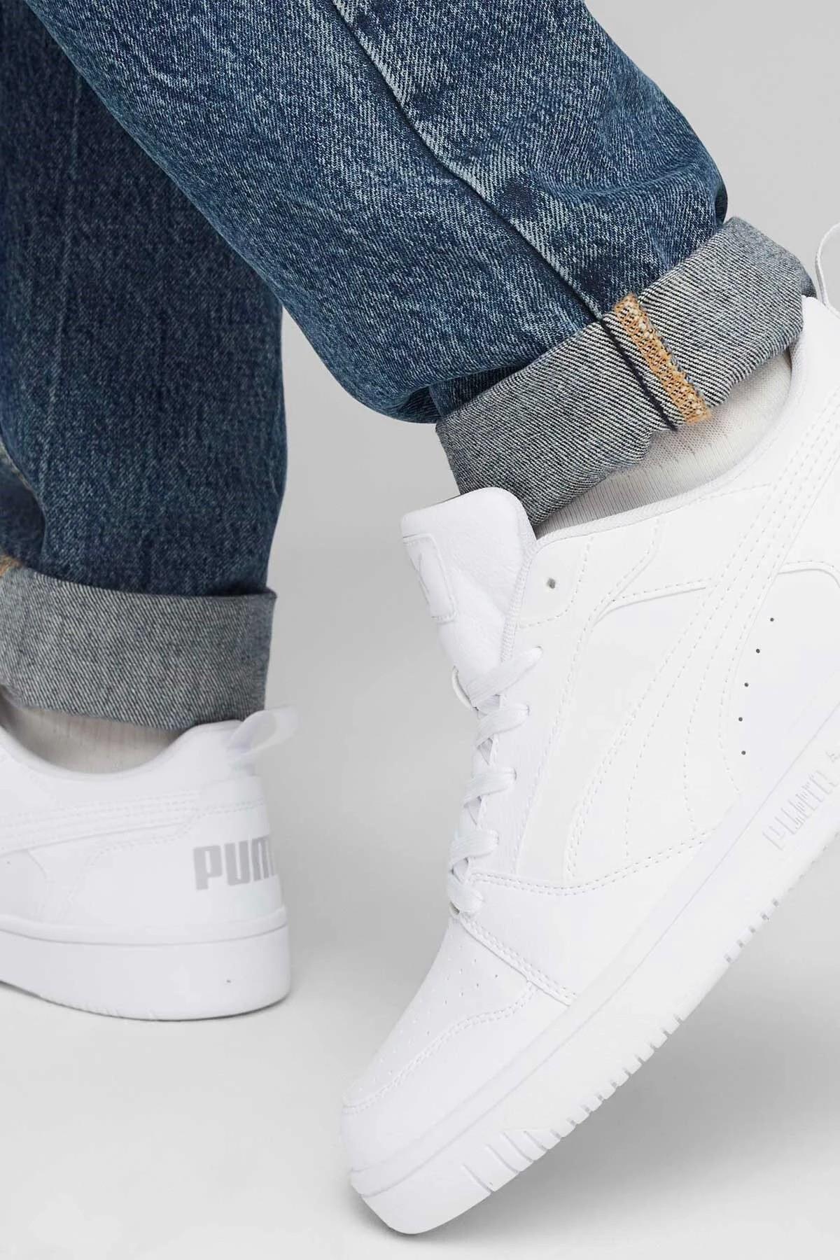 PUMA 39232803 Rebound v6 Low-PUMA White-Cool Light Gray