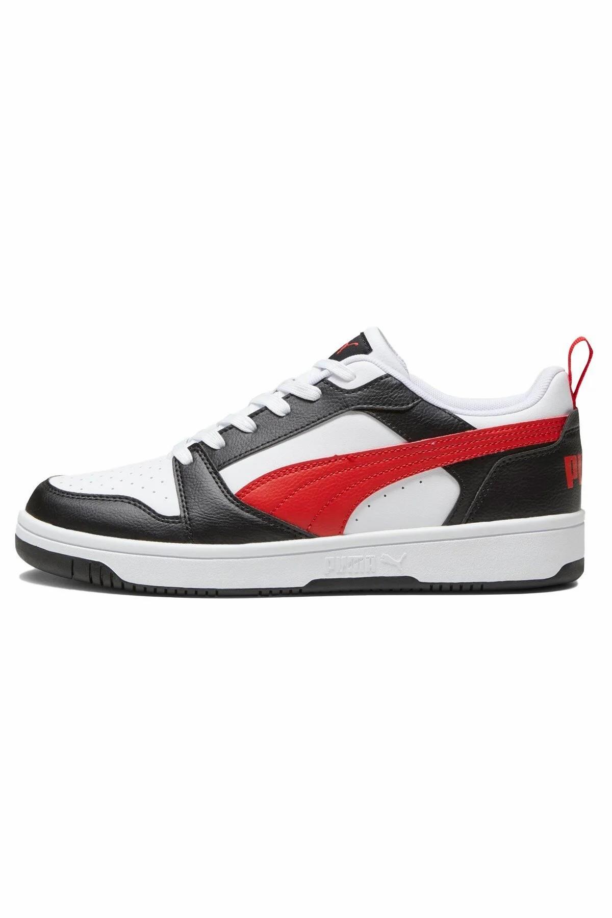 PUMA 39232804 Rebound v6 Low  White-For All Time Red- Black