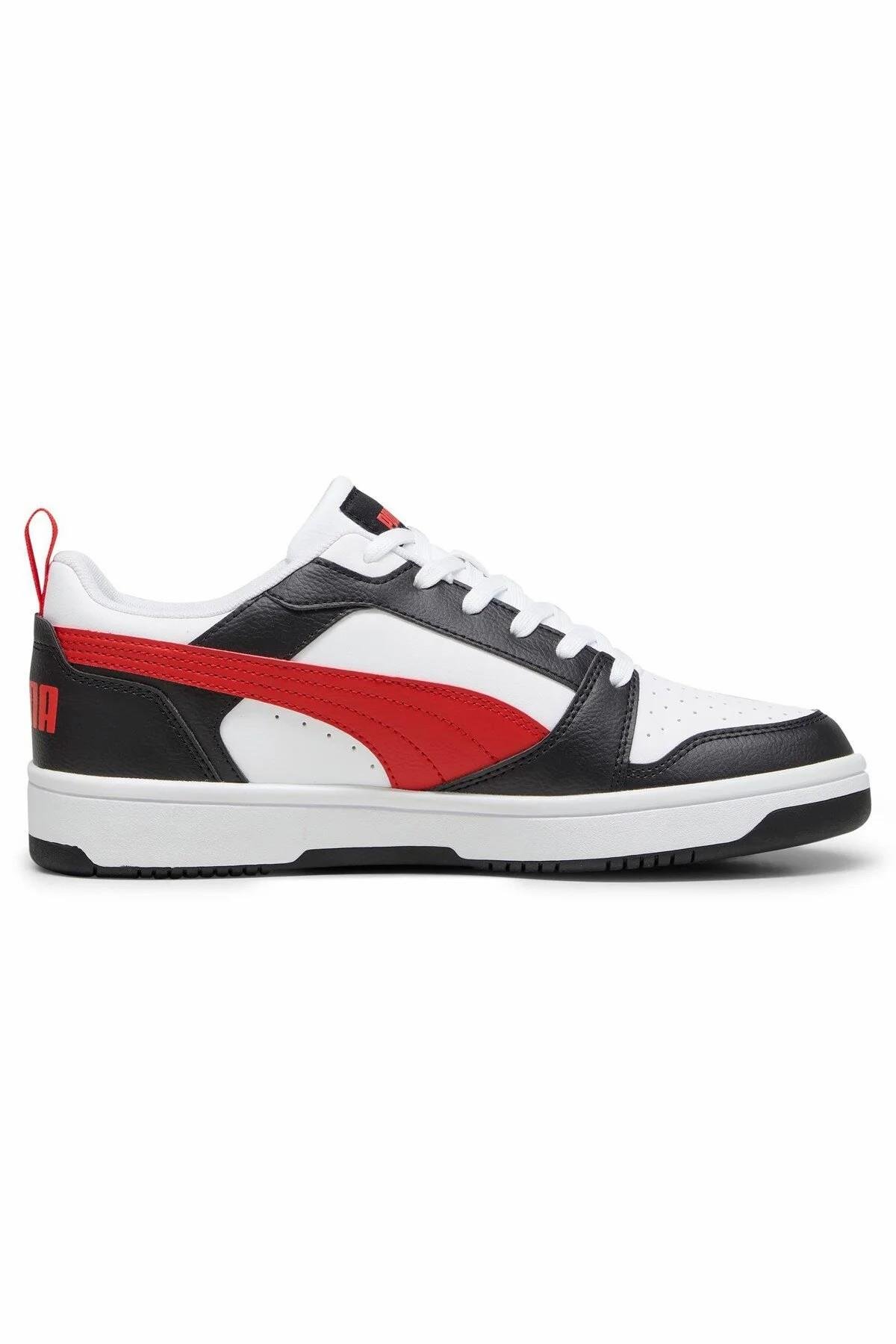 PUMA 39232804 Rebound v6 Low  White-For All Time Red- Black