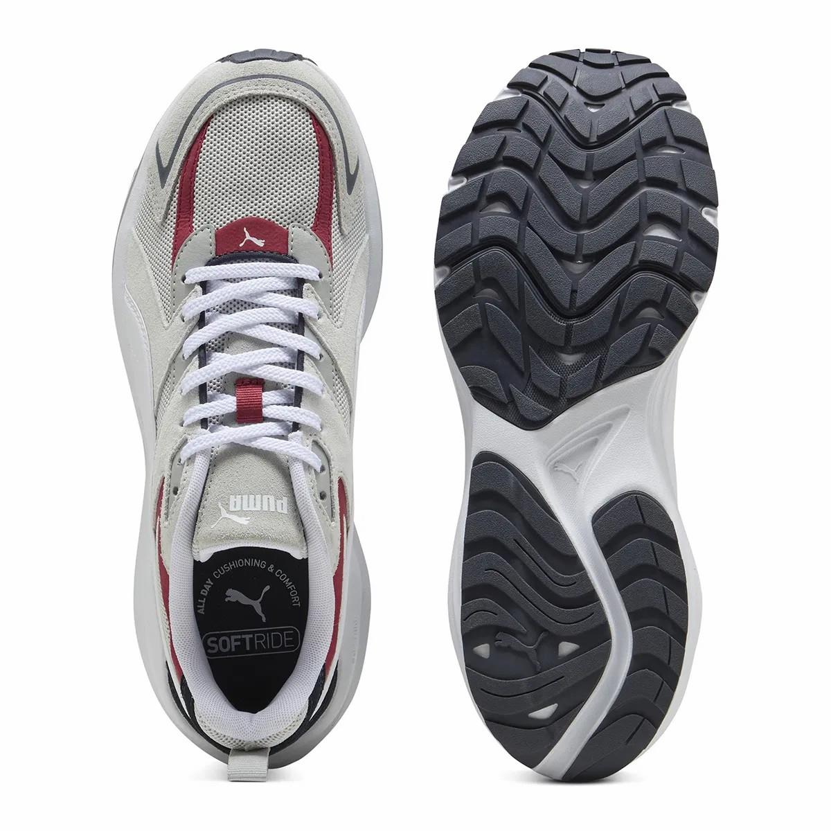 PUMA 39529530 Hypnotic LS Feather Gray- White-Dark Crimson-New Navy