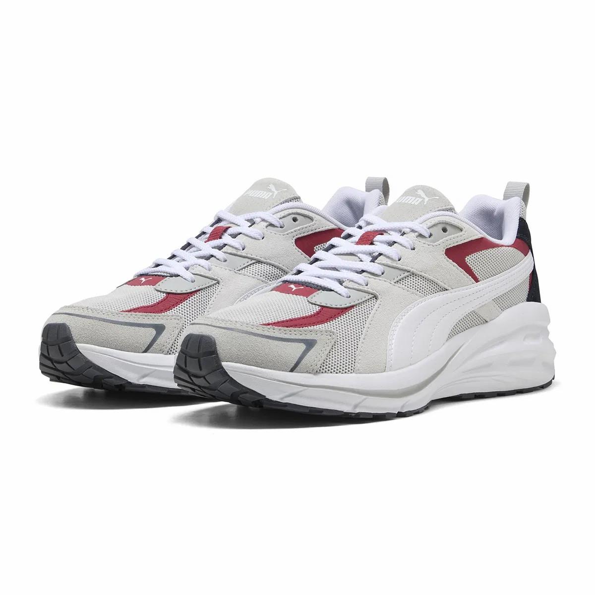 PUMA 39529530 Hypnotic LS Feather Gray- White-Dark Crimson-New Navy