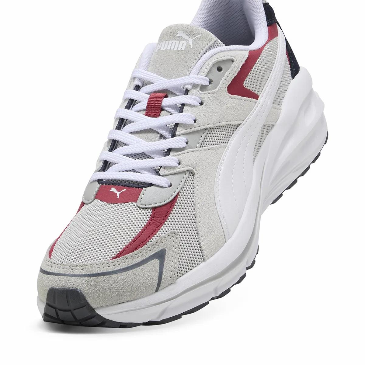 PUMA 39529530 Hypnotic LS Feather Gray- White-Dark Crimson-New Navy