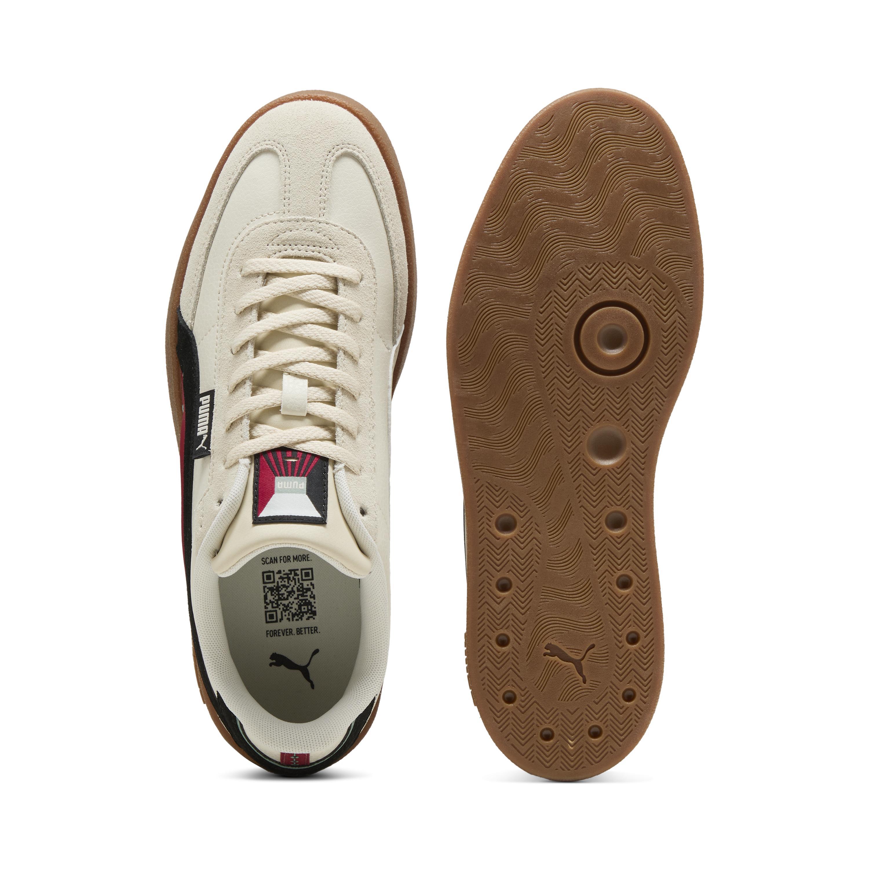 PUMA 40038801 Puma Club II Era Greenside Alpine Snow- Black-Dark Crimson
