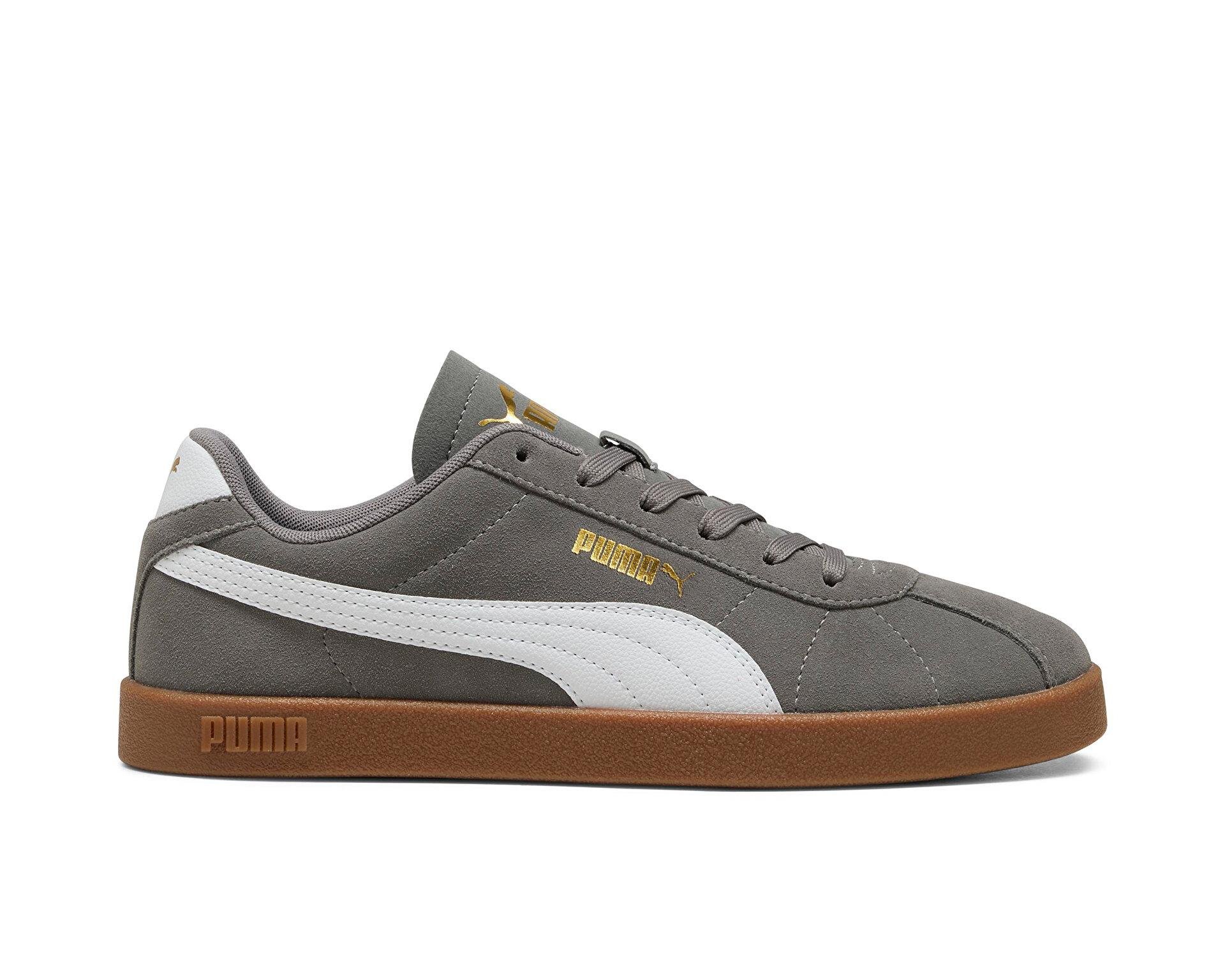 Puma Club II Erkek Spor Ayakkabı Cast Iron-Beyaz (39744408)