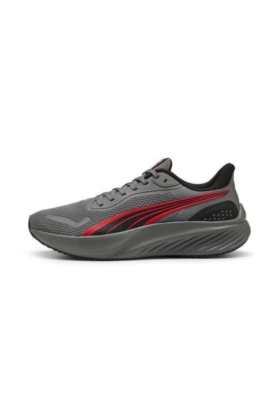PUMA Erkek Spor Ayakkabı 31077804 Pounce Lite Cool Dark Gray-For All Time Red