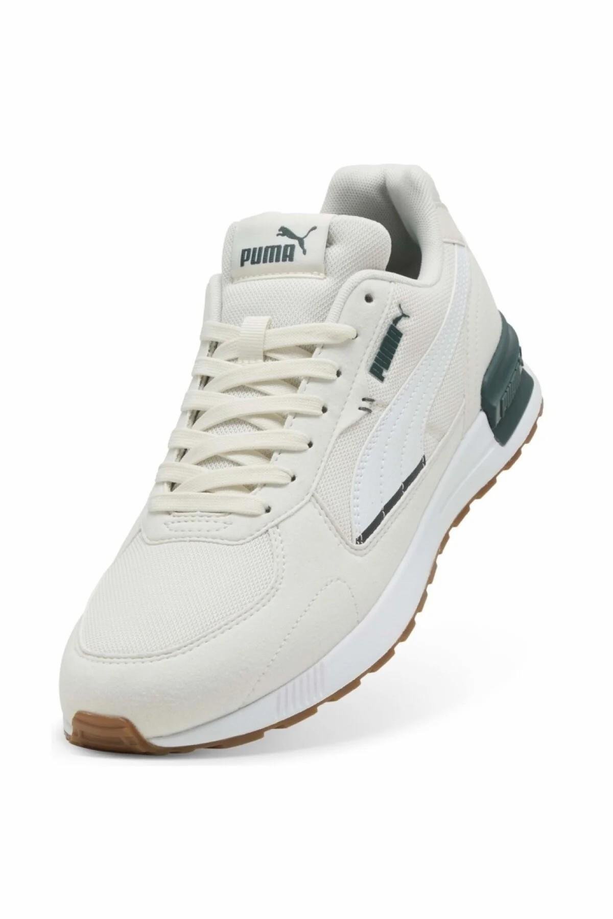 Puma Graviton Erkek Spor Ayakkabı Gri-Beyaz (38073874)