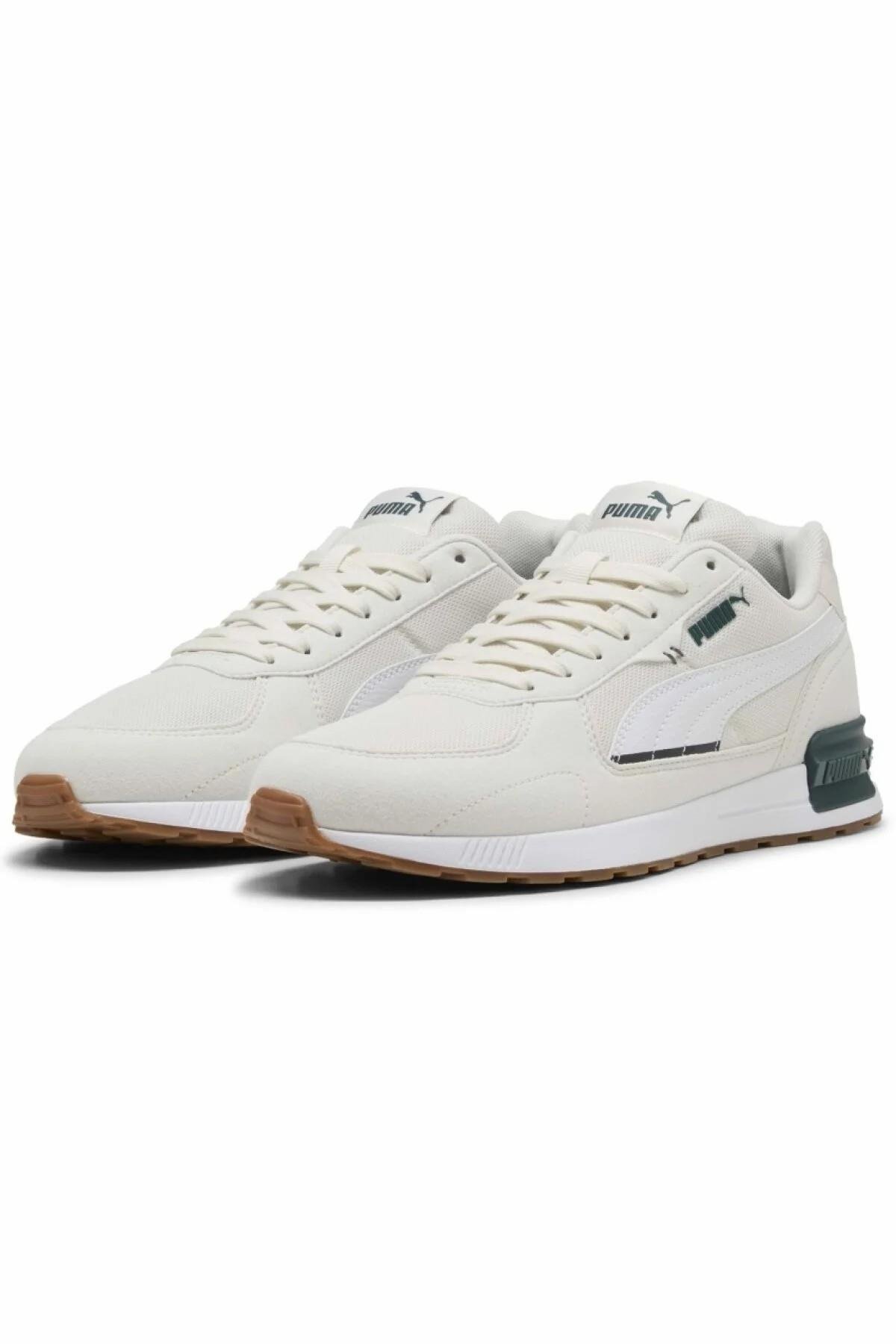 Puma Graviton Erkek Spor Ayakkabı Gri-Beyaz (38073874)
