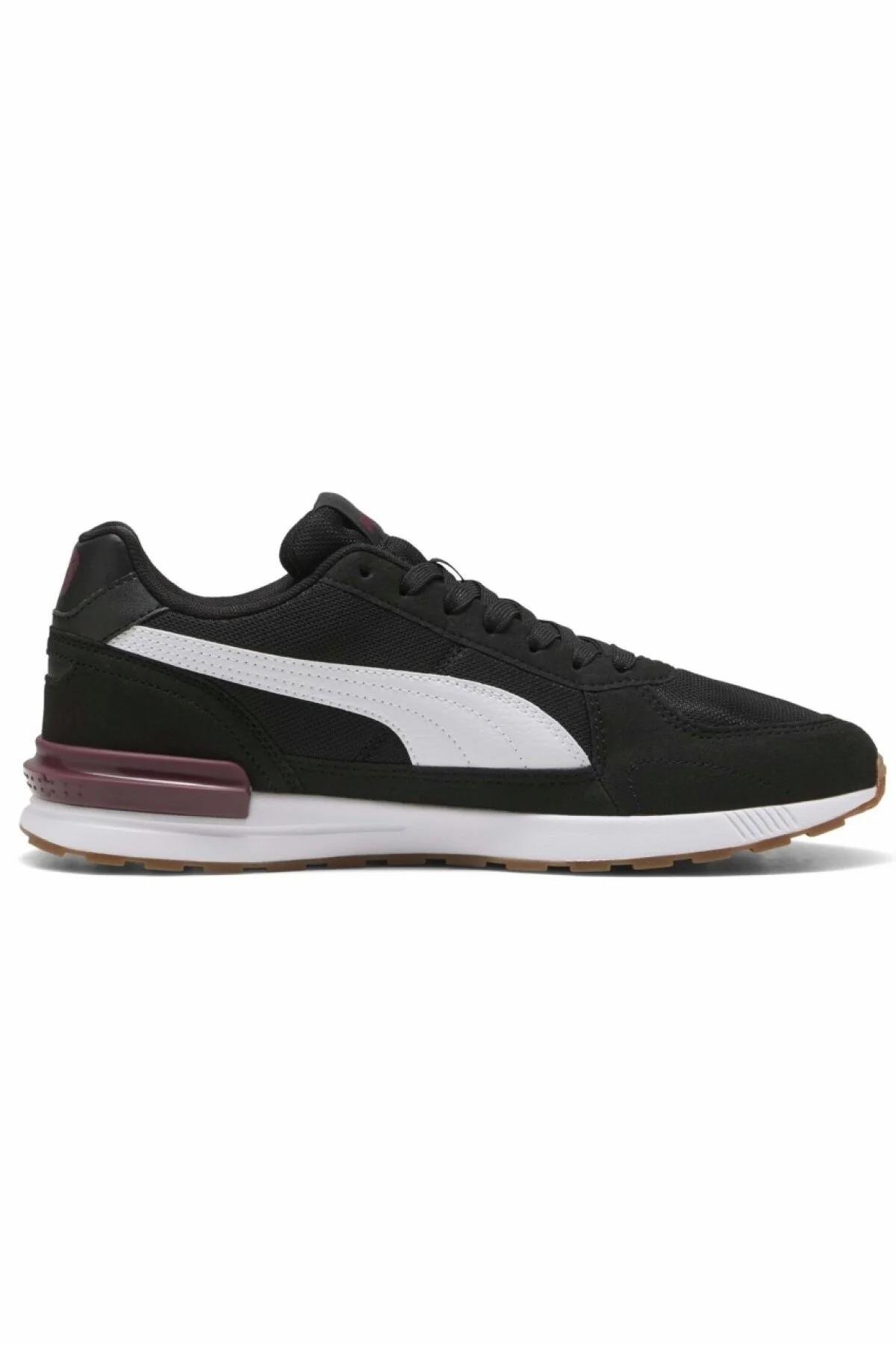 Puma Graviton Erkek Spor Ayakkabı Siyah-Beyaz (38073875)
