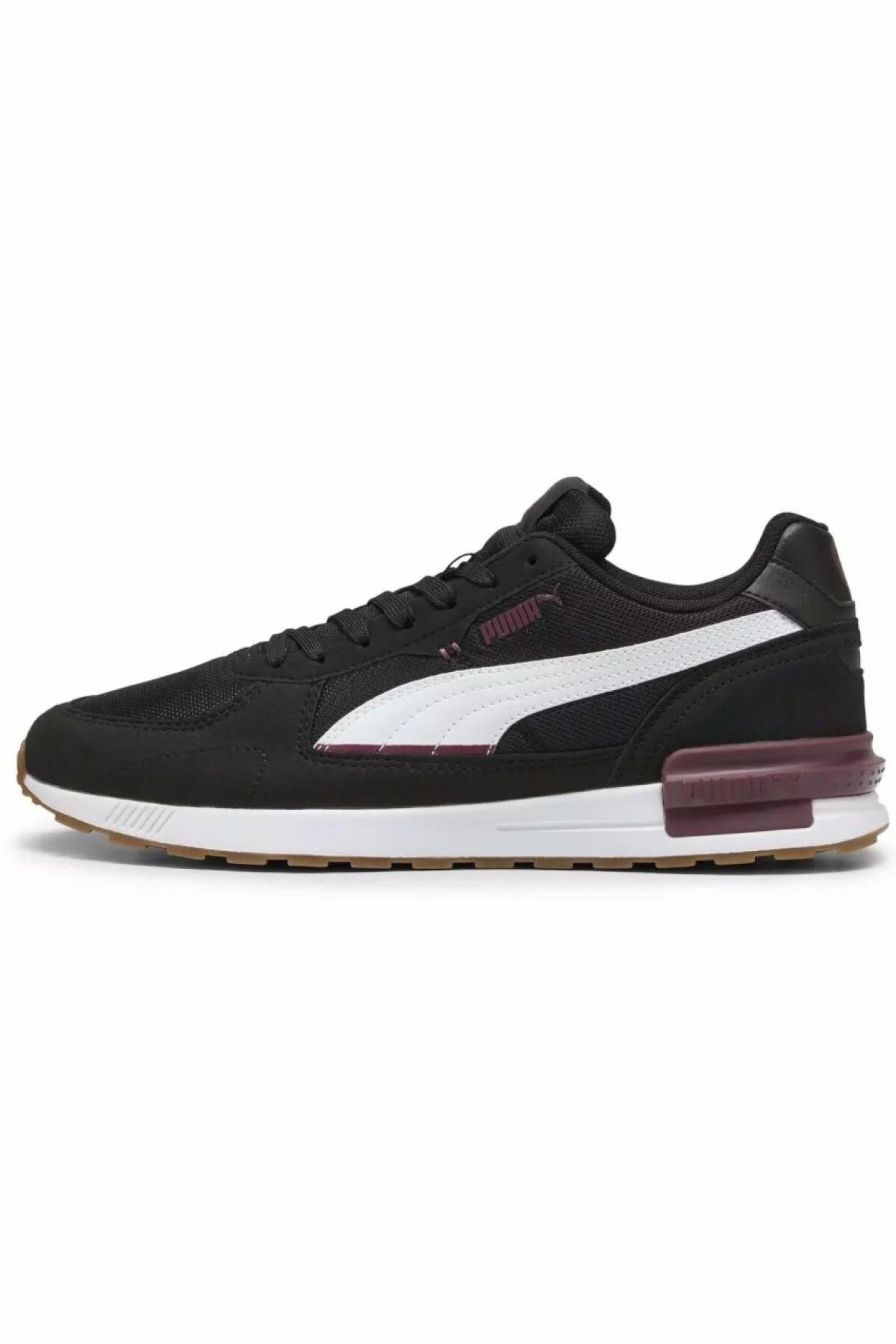 Puma Graviton Erkek Spor Ayakkabı Siyah-Beyaz (38073875)