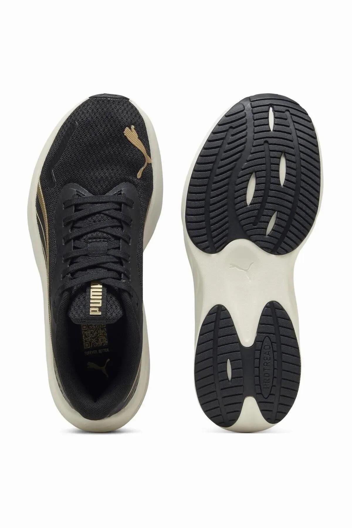 PUMA Unisex Spor Ayakkabı 31077811 Pounce Lite  Gold- Black