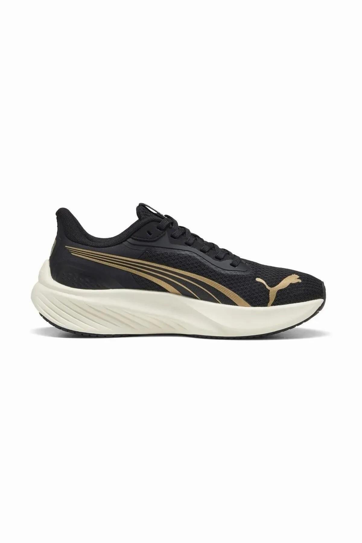 PUMA Unisex Spor Ayakkabı 31077811 Pounce Lite  Gold- Black